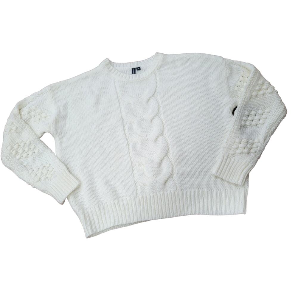 Moon & Madison Chunky Cable Knit Sweater Size Large